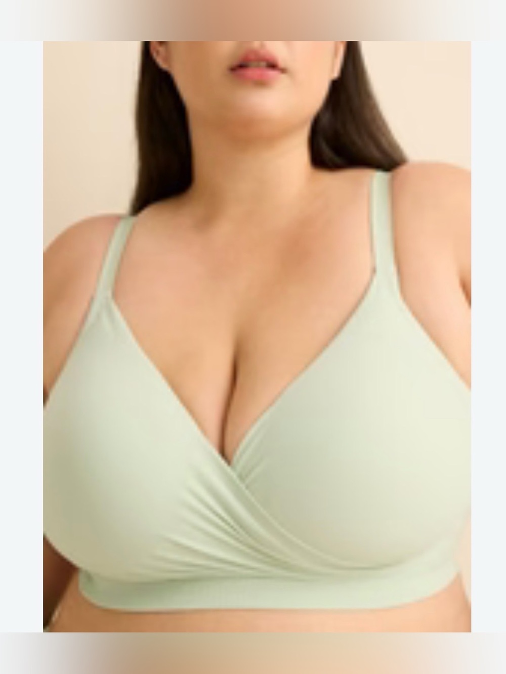 Seamless Wrap Bralette in Light Sage - Women's Intimates